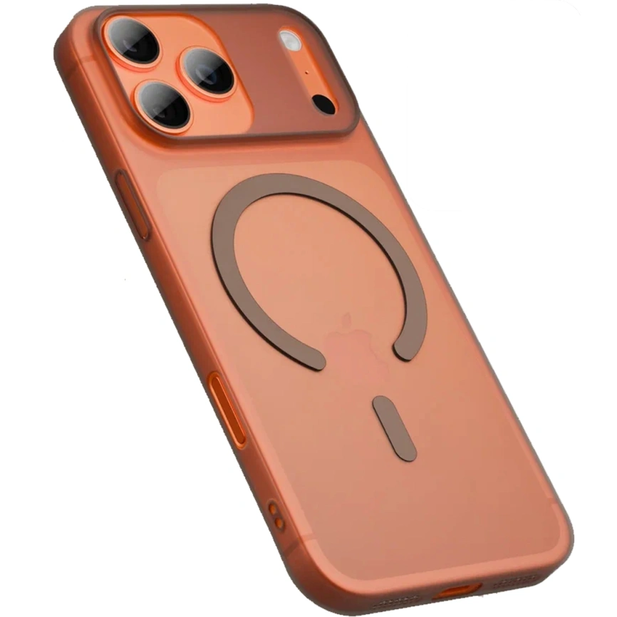 Чехол Gurdini Slim Series with MagSafe для iPhone 17 Pro Orange фото 2