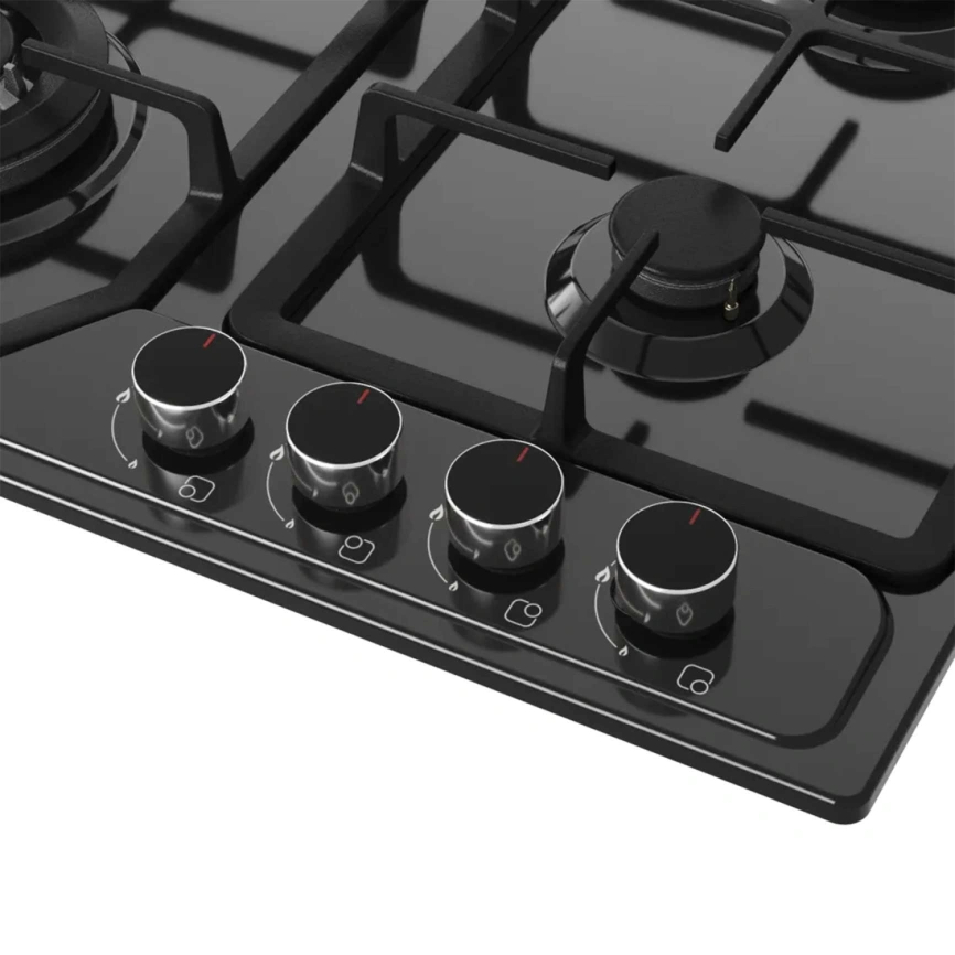 Газовая варочная панель Kuppersberg FS 60 B Black фото 3