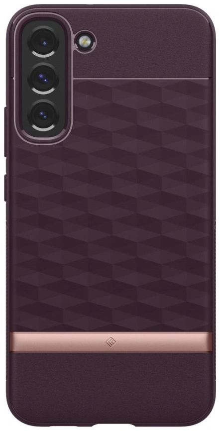 Чехол Spigen Parallax Galaxy S22 Plus (ACS03975) Burgundy фото 1