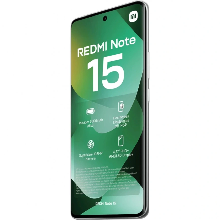 Смартфон Xiaomi Redmi Note 15 4G 6/128Gb Forest Green Global Version фото 3