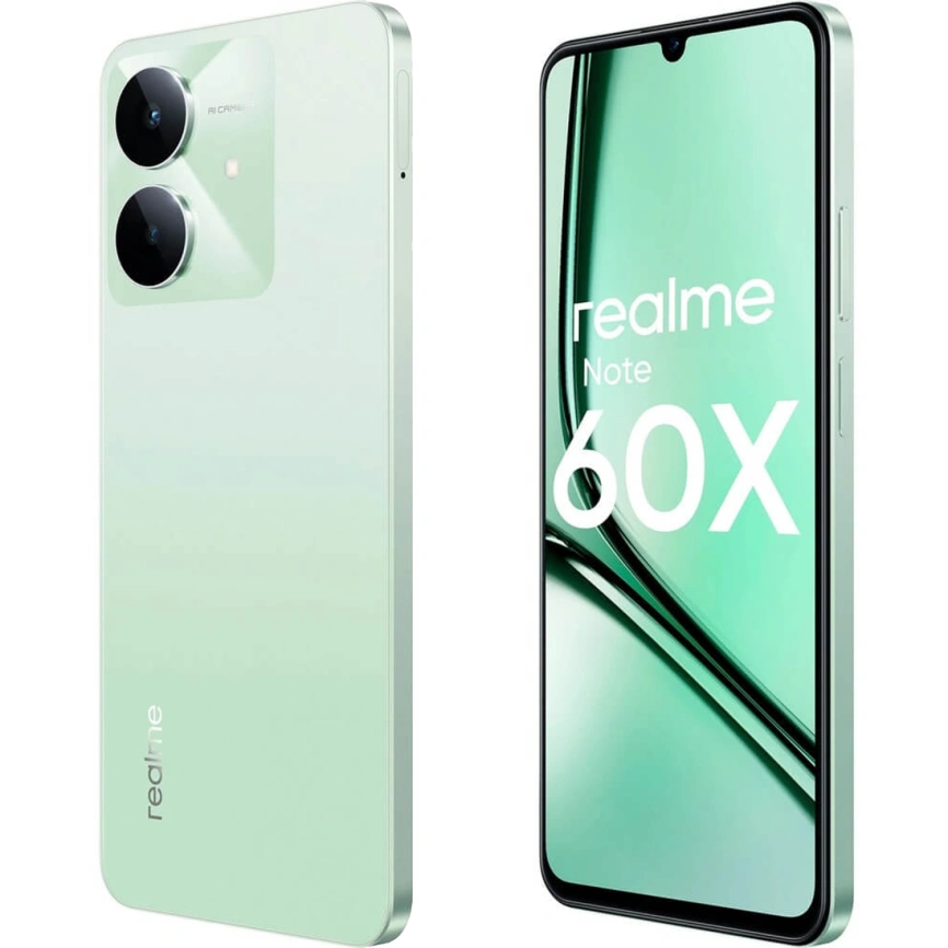 Смартфон Realme Note 60x 3/64Gb Wilderness Green фото 4