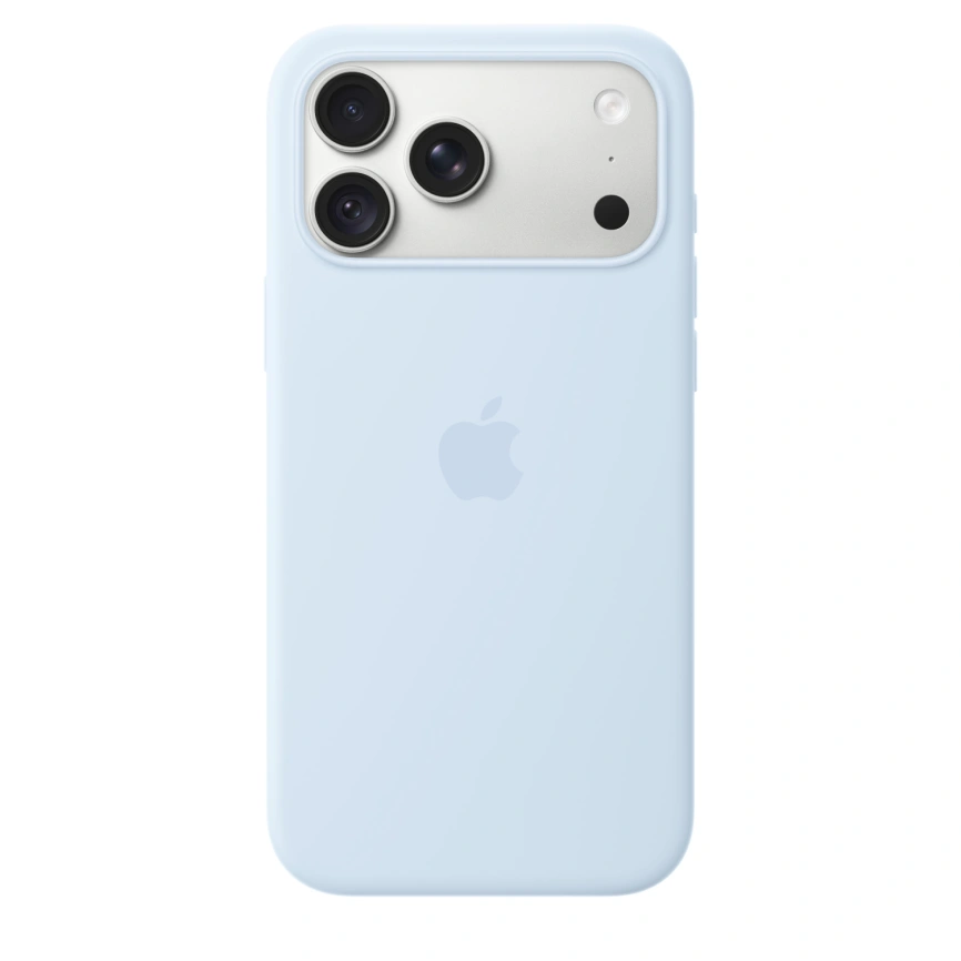 Чехол Apple Silicone Case with MagSafe для iPhone 18 Pro Max Crisp Blue (MK934) фото 2