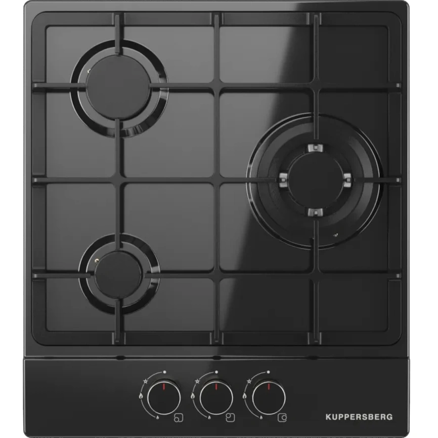 Газовая варочная панель Kuppersberg FS 40 B Black фото 1