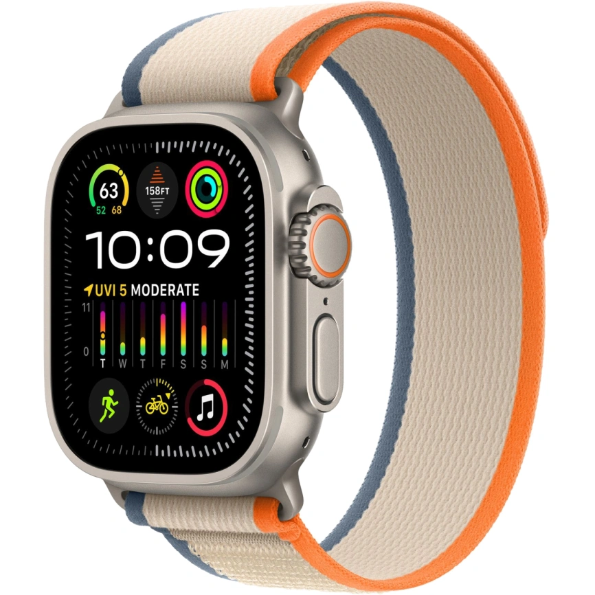 Смарт-часы Apple Watch Ultra 2 49mm Trail Loop Orange/Beige S/M фото 1