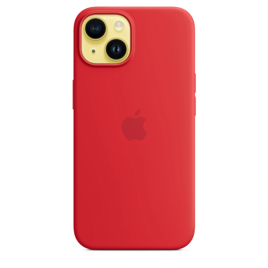 Силиконовый чехол Apple MagSafe для iPhone 14 (PRODUCT) RED фото 7