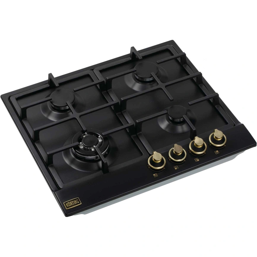 Газовая варочная панель Korting HG 661 CTGN Matte Black фото 2