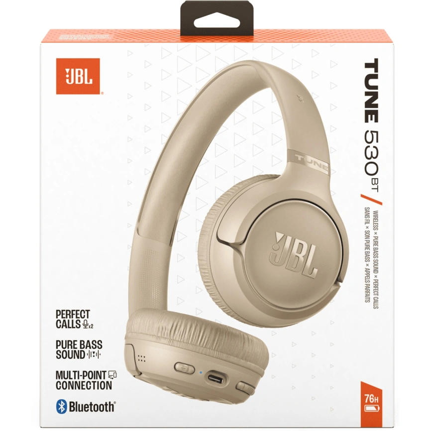 Наушники JBL Tune 530BT Beige фото 6