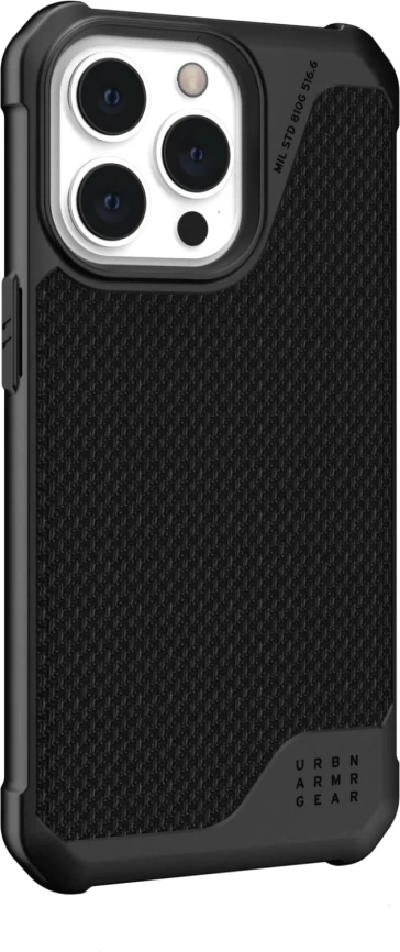 Чехол UAG Metropolis LT with MagSafe для iPhone 13 Pro (11315O183940) Kevlar Black фото 4