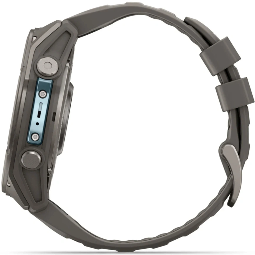 Смарт-часы Garmin Fenix 9 47mm Amoled (010-04762-01) Titanium with Pebble Gray Silicone Band фото 4