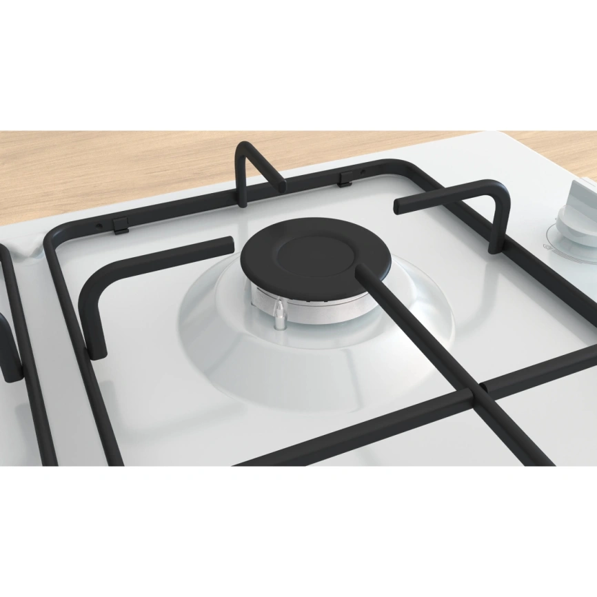 Газовая варочная панель Bosch Serie 2 PBP6C2K80O White фото 3