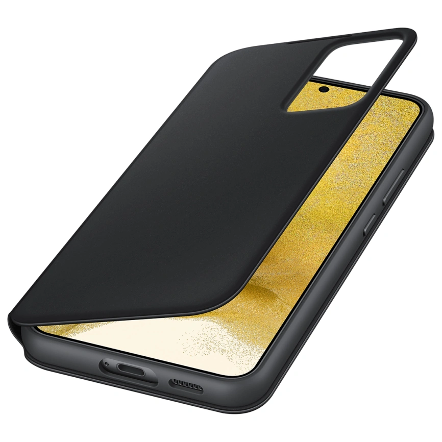 Чехол Samsung Smart Clear View Cover для Galaxy S22 Plus (EF-ZS906CBEGRU) Black фото 2