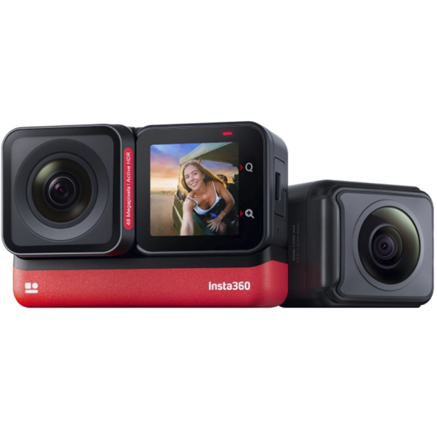 Экшн-камера Insta360 One RS Twin Black/Red фото 1