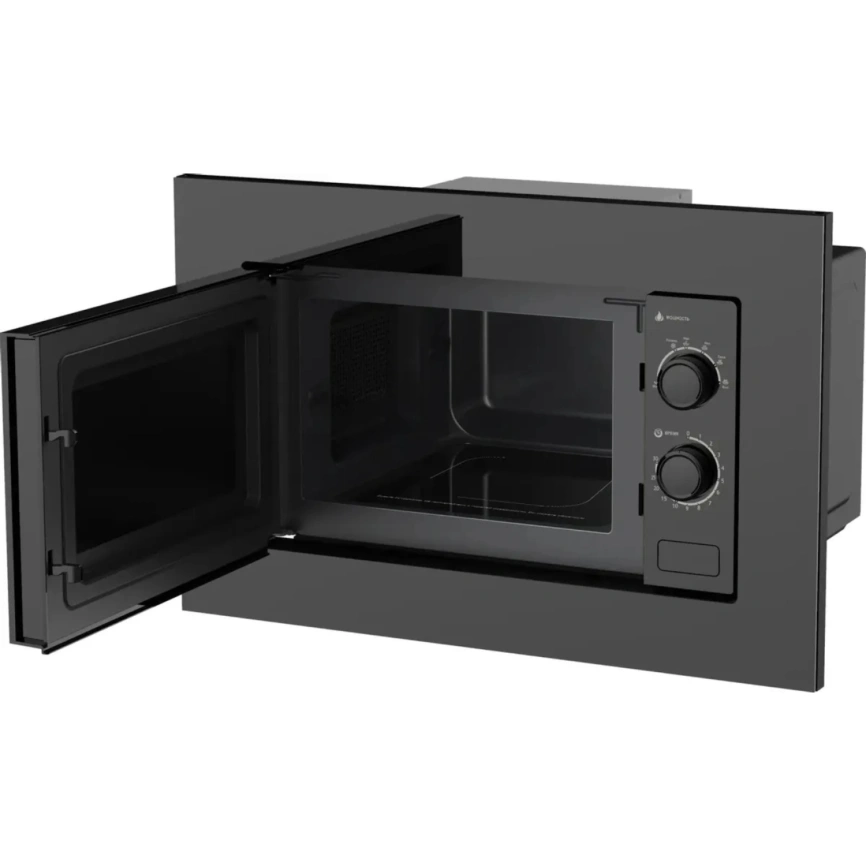 Микроволновая печь Weissgauff HMT-2016 BGL Flat Table Black фото 4