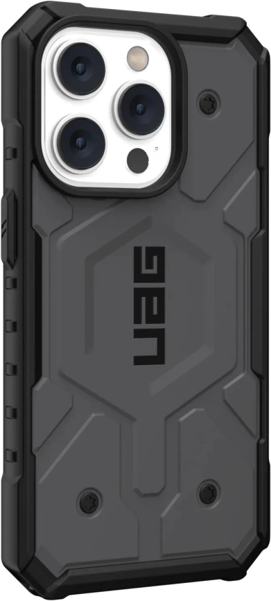 Чехол UAG Pathfinder For MagSafe для iPhone 14 Pro Silver фото 6