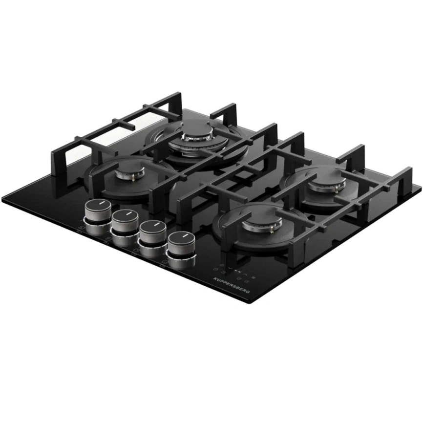 Газовая варочная панель Kuppersberg FG 68 B Black фото 3