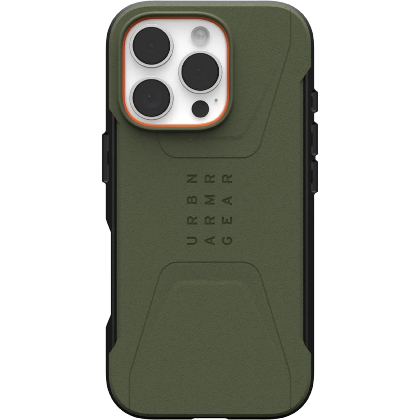 Чехол UAG MagSafe Civilian для iPhone 16 Pro Olive Drab фото 1