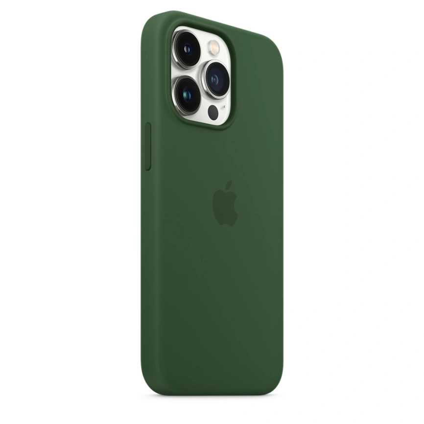 Силиконовый чехол Apple MagSafe для iPhone 13 Pro Green Clover фото 1
