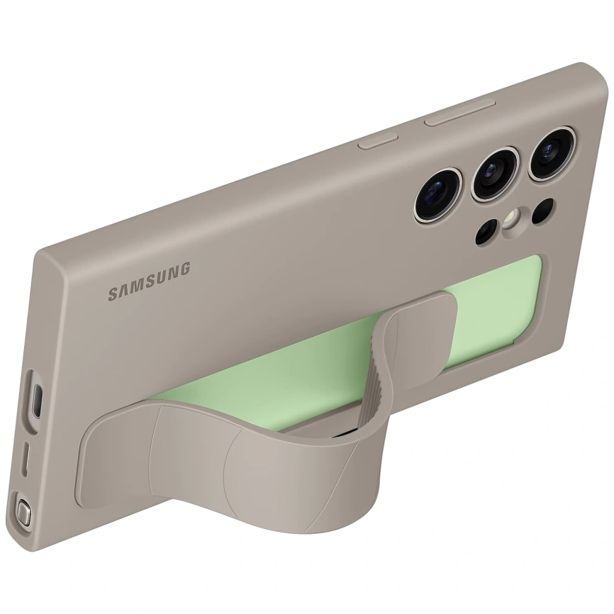 Чехол Samsung Standing Grip Case для S24 Ultra Taupe фото 3