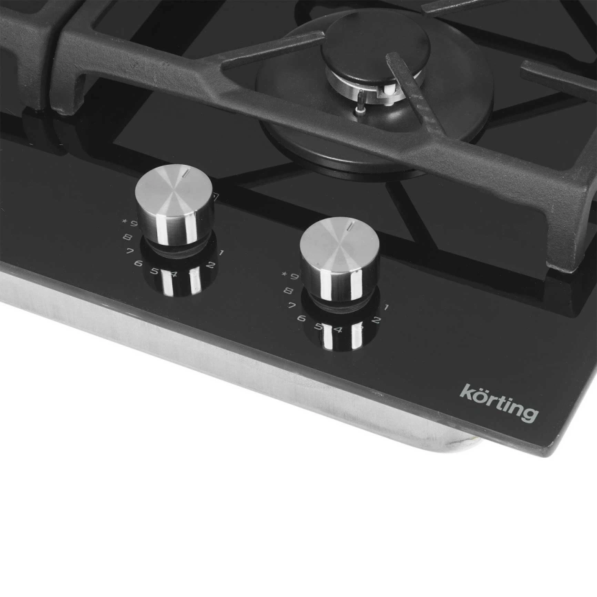 Газовая варочная панель Korting HGG 9987 CTN FLC Black фото 4