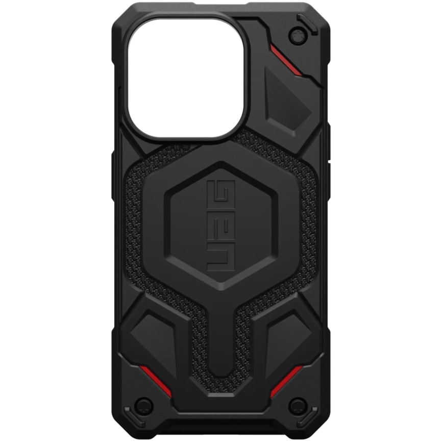 Чехол UAG с поддержкой MagSafe Monarch Pro для iPhone 15 Pro Kevlar Black (114221113940) фото 1