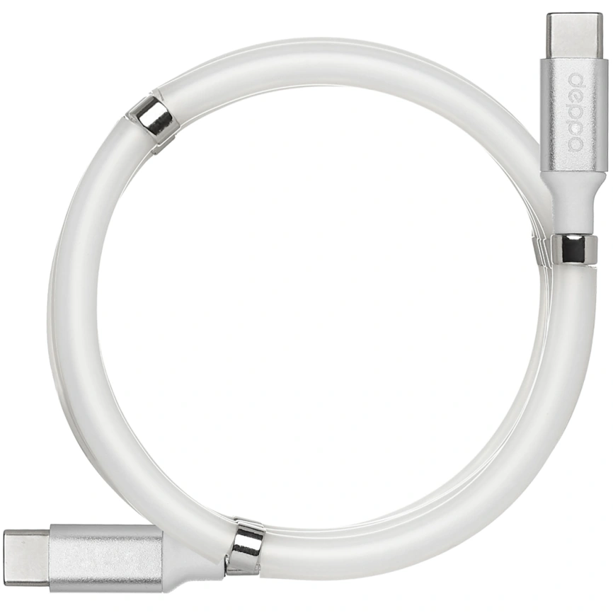 Кабель Deppa USB-C/USB-C 1,5m 72322 White фото 1
