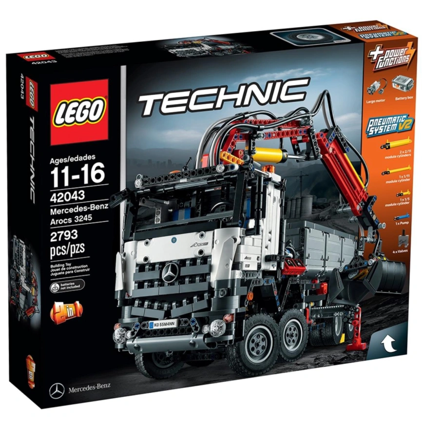 Конструктор LEGO Technic Mercedes-Benz Arocs 3245 42043 фото 7