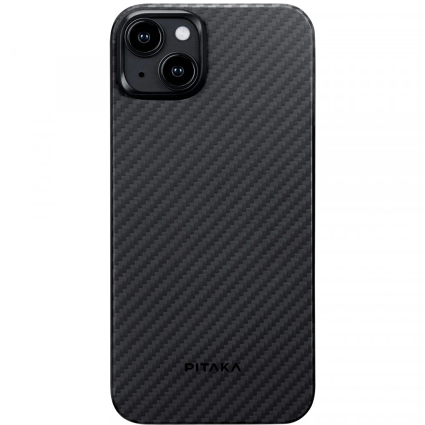 Чехол Pitaka MagEZ Case 4 для iPhone 15 Plus Black/Grey фото 1