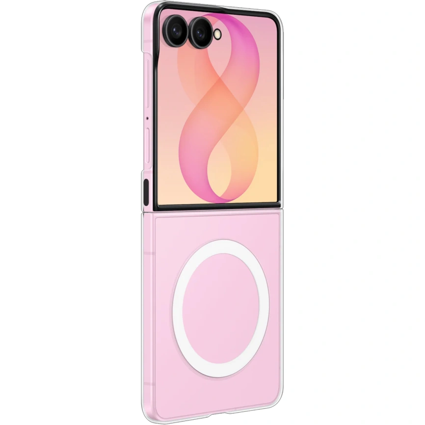 Чехол Samsung Clear Magnet Case для Galaxy Z Flip8 Transparent фото 4