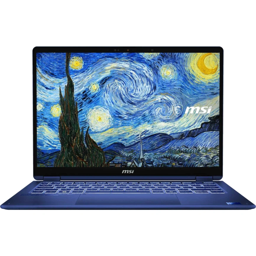 Ноутбук MSI Prestige 14 Flip AI+ The Starry Night-400RUY 14 OLED/X9-378H Ultra/32GB/1TB SSD (9S7-14T235-400) Star Blue фото 1