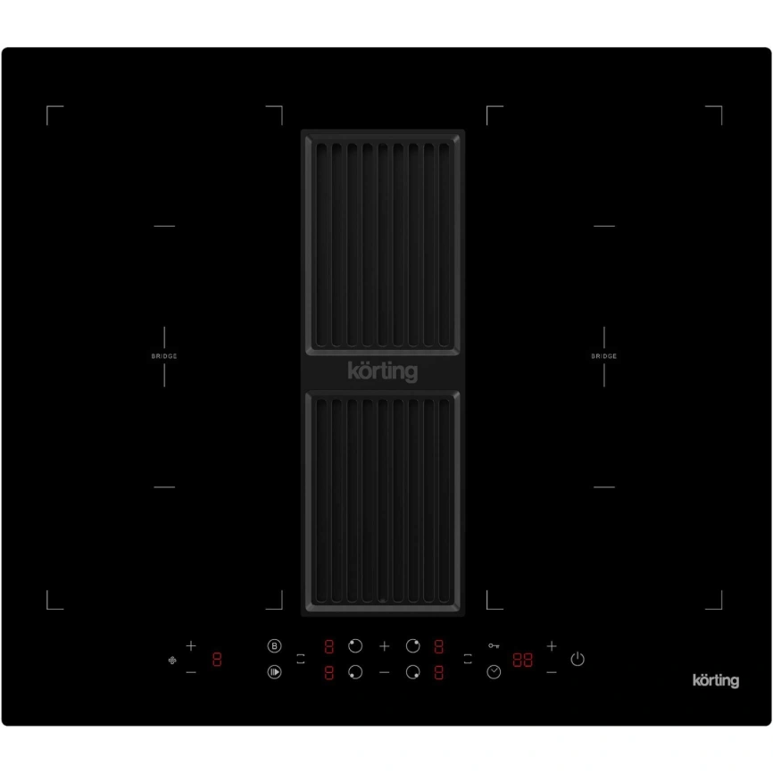 Индукционная варочная панель Korting HIBH 68980 NB Black фото 1
