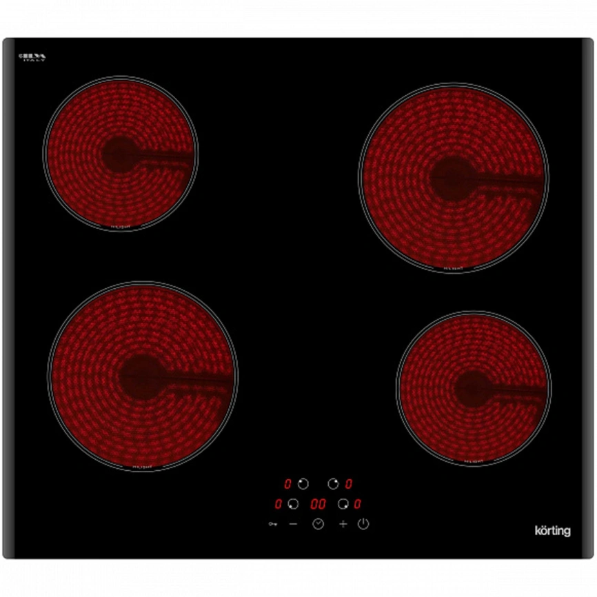 Электрическая варочная панель Korting HK 60003 B Black фото 1