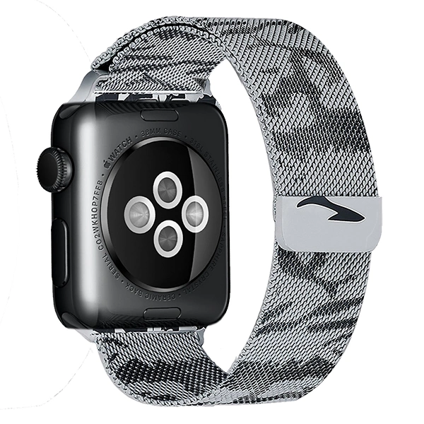 Ремешок Mokka Milanese Loop для Apple Watch 38/40/41mm Khaki Gray фото 1