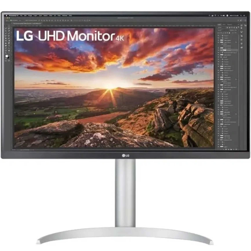 Монитор LG 27" UltraFine 27UP850K-W IPS Black/Silver (27UP850K-W.ARUZ) фото 1