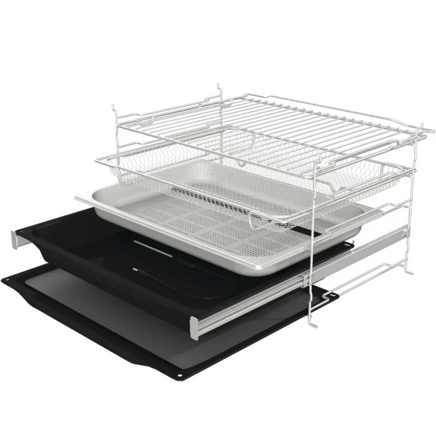 Электрический духовой шкаф Gorenje BFS6148B Black/Stainless Steel фото 5