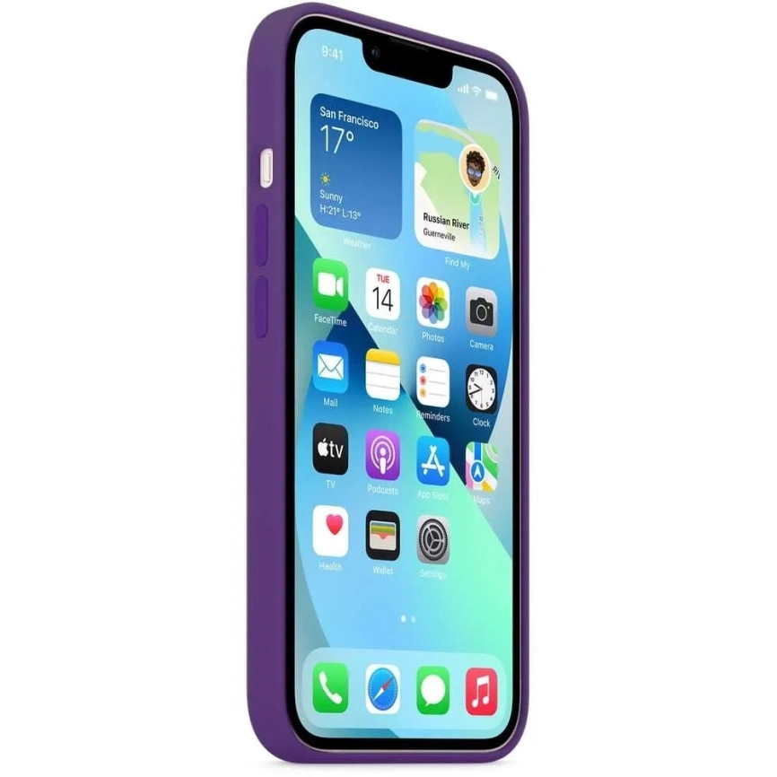 Накладка силиконовая MItrifON для iPhone 13 Pro (20556) Dark Purple фото 2