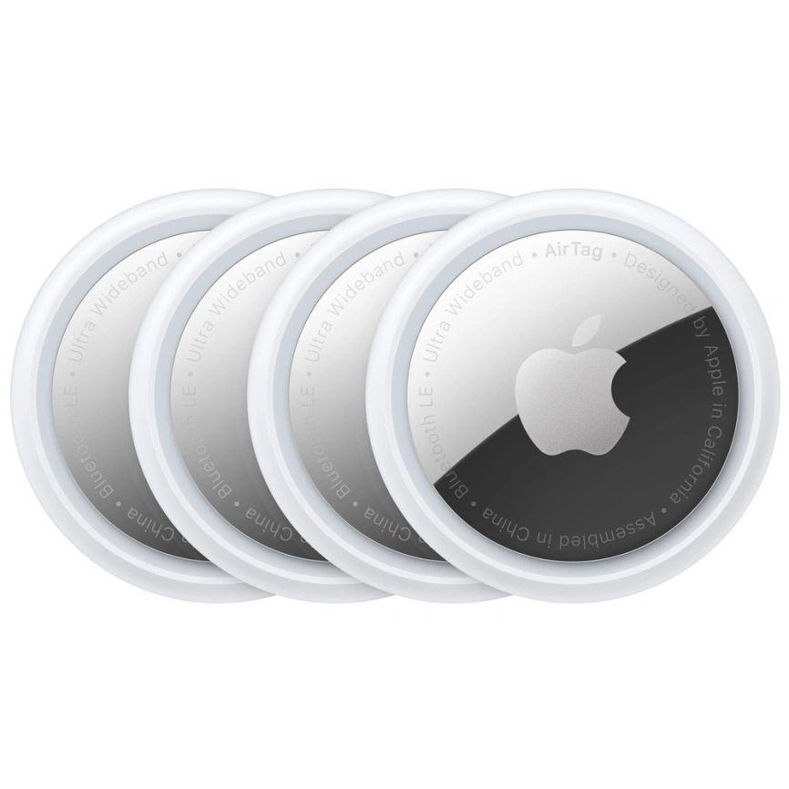 Трекер Apple AirTag белый/серебристый 4 шт MX542 фото 1