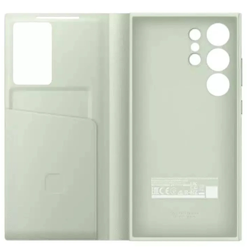 Чехол-книжка Samsung Smart View Wallet Case для S24 Ultra Light Green фото 4