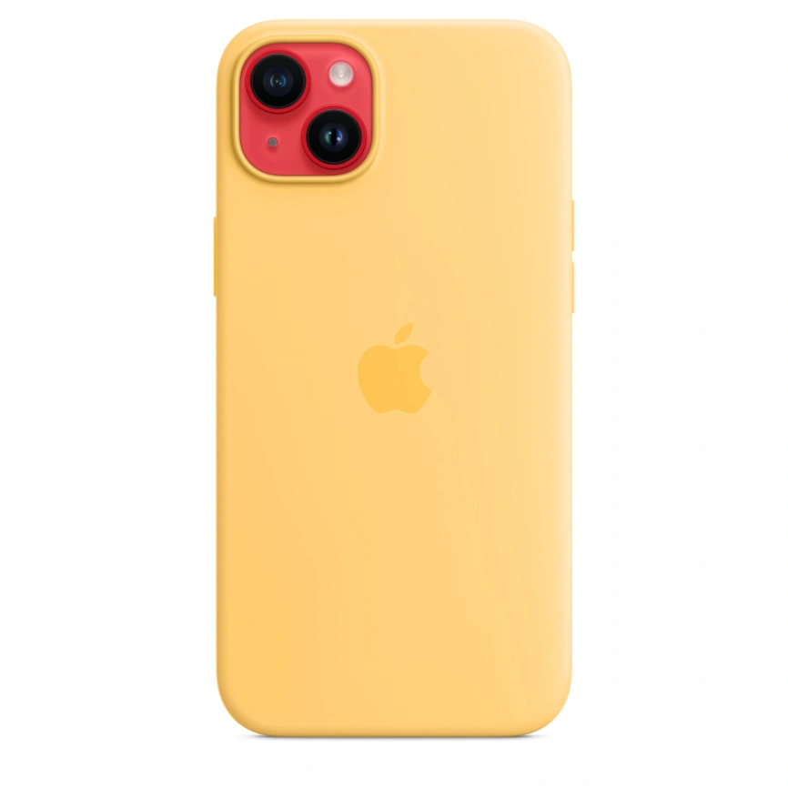 Силиконовый чехол Apple для iPhone 14 Plus Sunglow фото 5