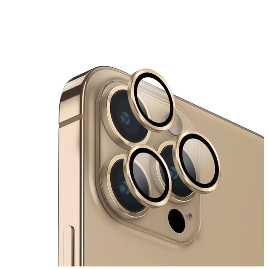 Защита объектива камеры Uniq Optix iPhone 14 Pro Gold фото 1