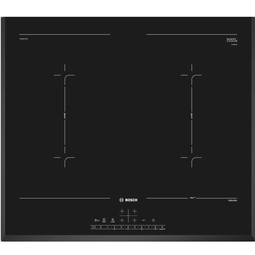 Индукционная варочная панель Bosch Serie 6 PVQ651FC5E Black фото 1