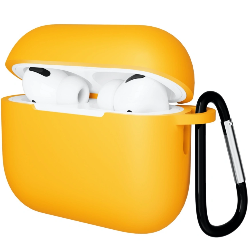Силиконовый чехол Gurdini для AirPods Pro 3 Orange фото 1