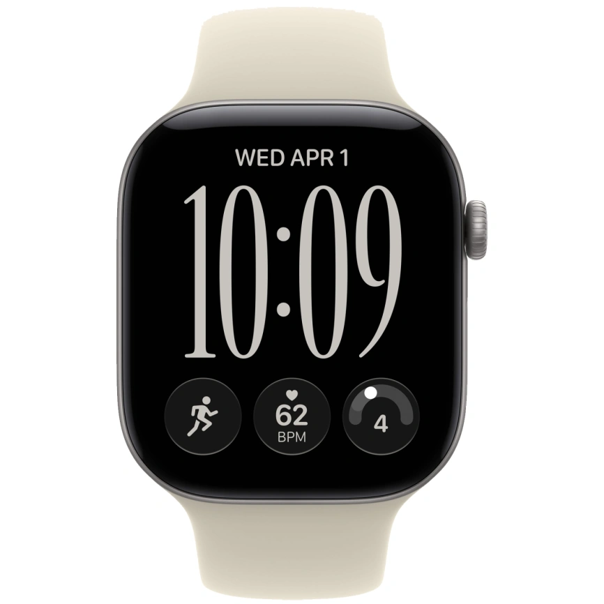 Смарт-часы Apple Watch Series 12 42mm Space Gray Aluminum Case with Sand Sport Band M/L фото 3