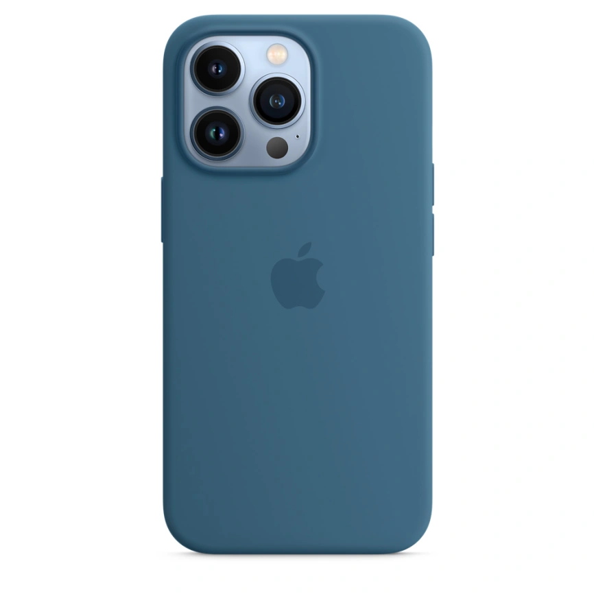 Силиконовый чехол Apple MagSafe для iPhone 13 Pro Polar Blue фото 3