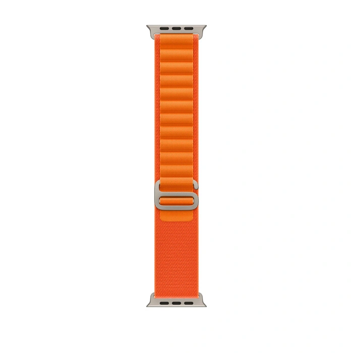 Смарт-часы Apple Watch Ultra GPS + Cellular 49mm Titanium Case with Orange Alpine Loop M (MQFJ3) фото 3