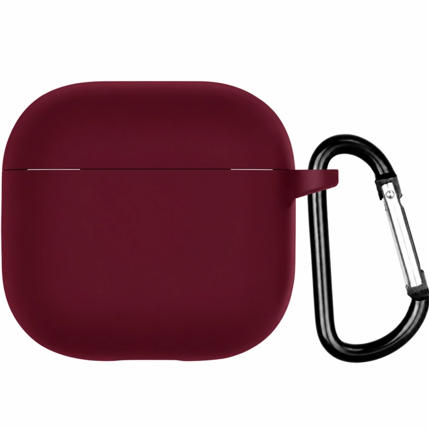 Силиконовый чехол Gurdini для AirPods 5 Burgundy фото 1