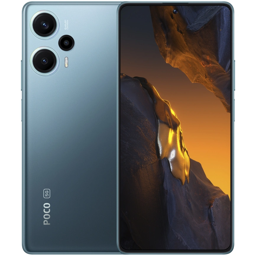 Смартфон XiaoMi Poco F5 5G 8/256Gb Blue EAC фото 1