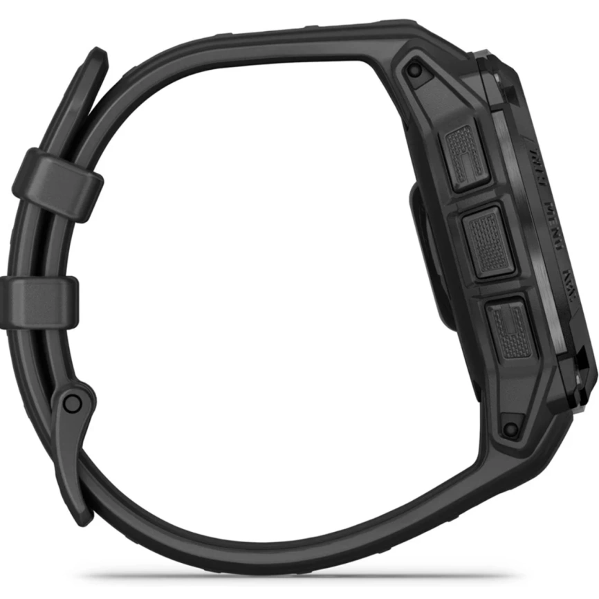 Смарт-часы Garmin Instinct 3 45mm Solar Tactical Edition Black with Black Band (010-02934-50) фото 5