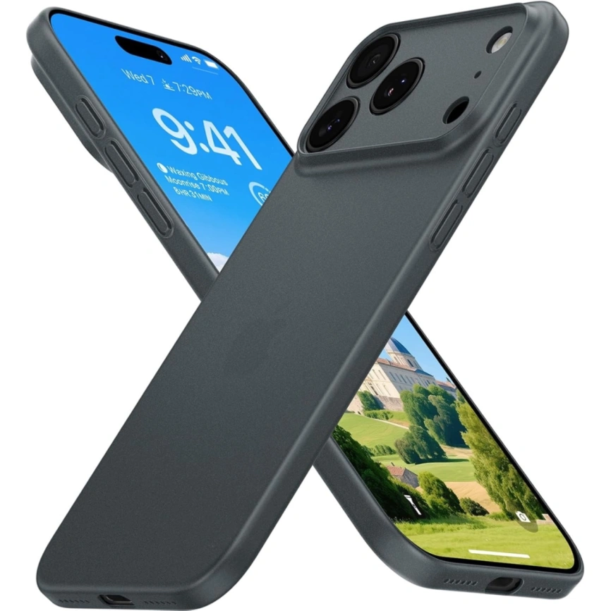 Чехол Gurdini Super Slim 0.3 mm для iPhone 18 Pro Max Gray фото 1