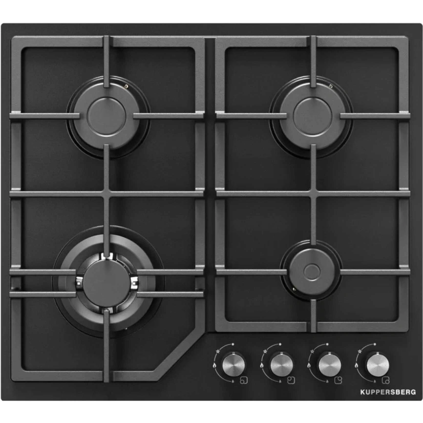 Газовая варочная панель Kuppersberg TS 68 B Black фото 1