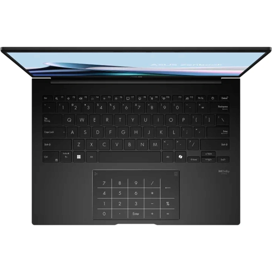 Ноутбук ASUS Zenbook 14 UM3406KA-QD221 14 OLED/ R5 AI 340/16GB/1TB SSD (90NB14U1-M00D10) Jade Black фото 5